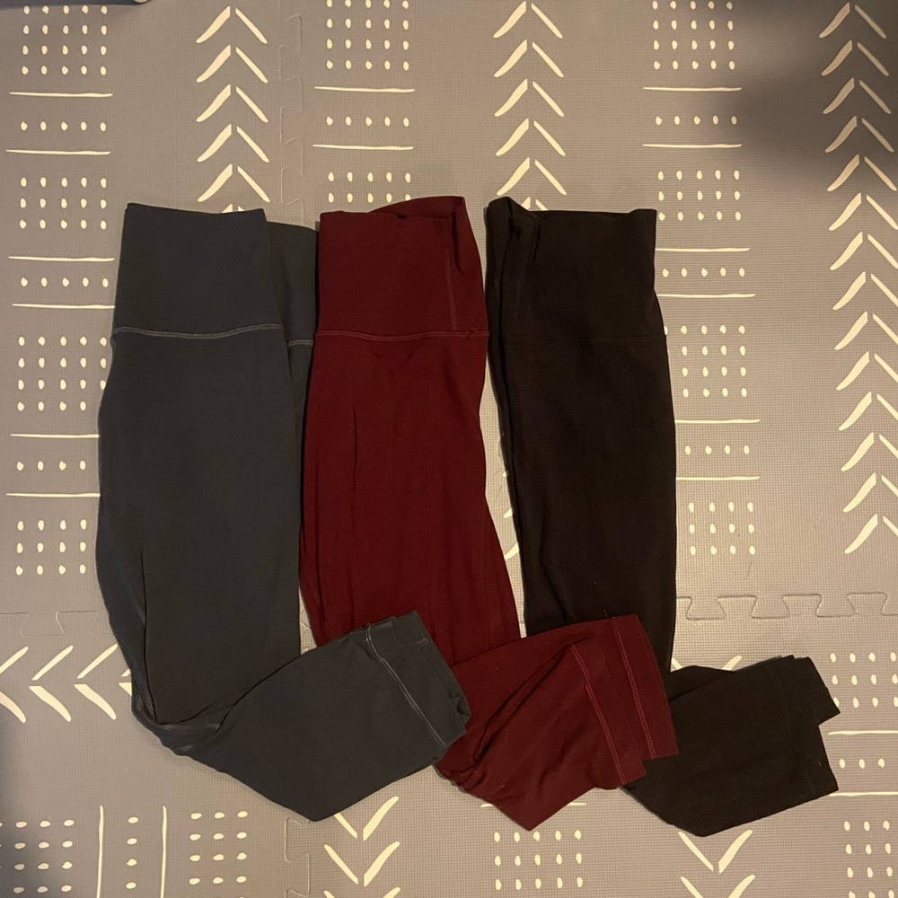 Lululemon Align High rise Crop SET OF 3
